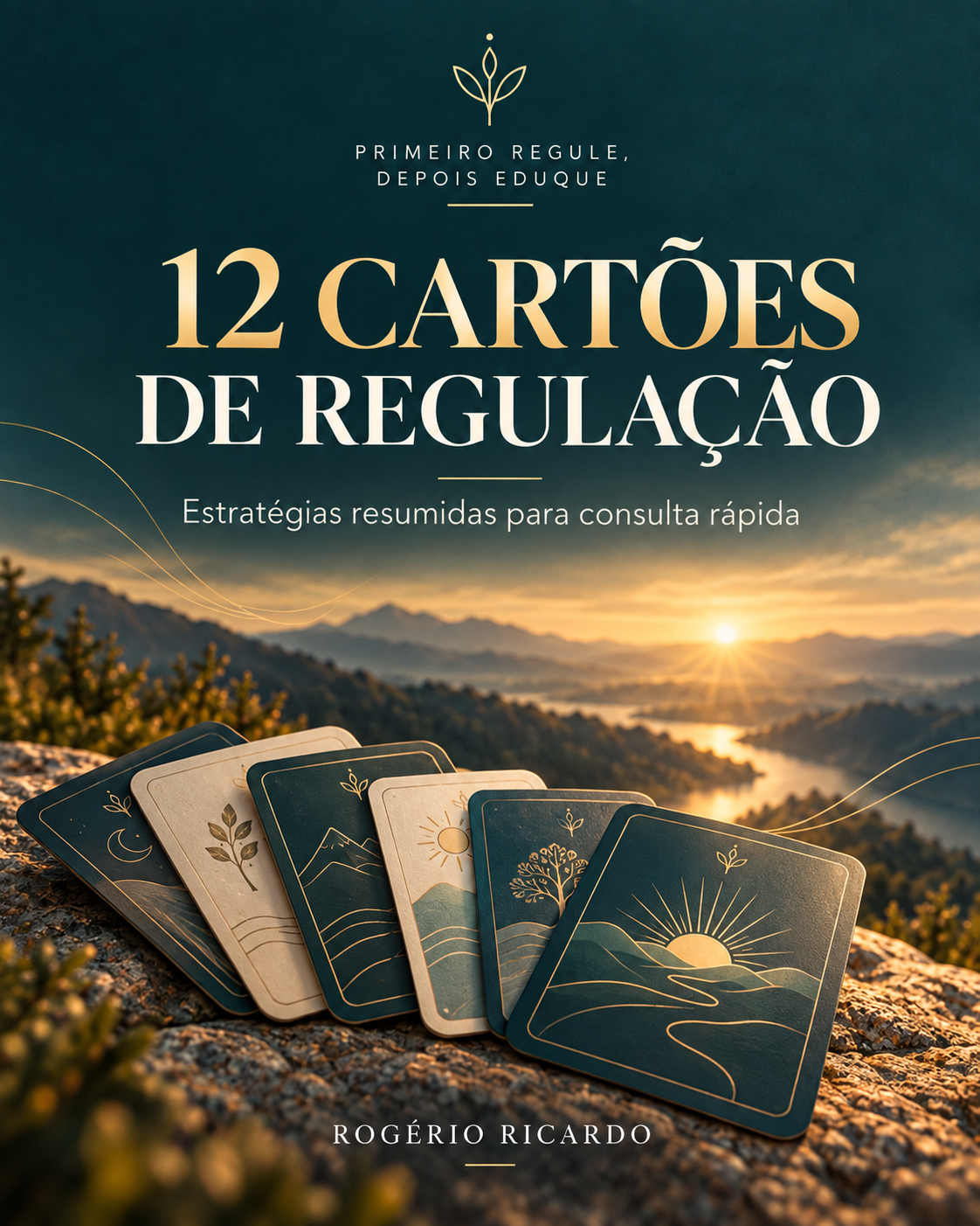 Capa do material 12 cartões de regulação